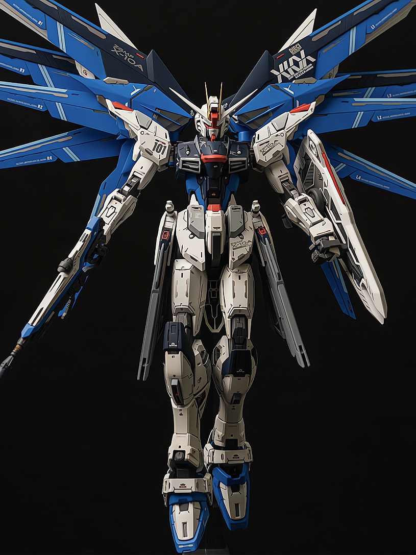 【モバイルフレーム付き】MG-Free 2.0+ビッグウイング+ビームライフル+シールド+ビームソード+ライトシングルモデル