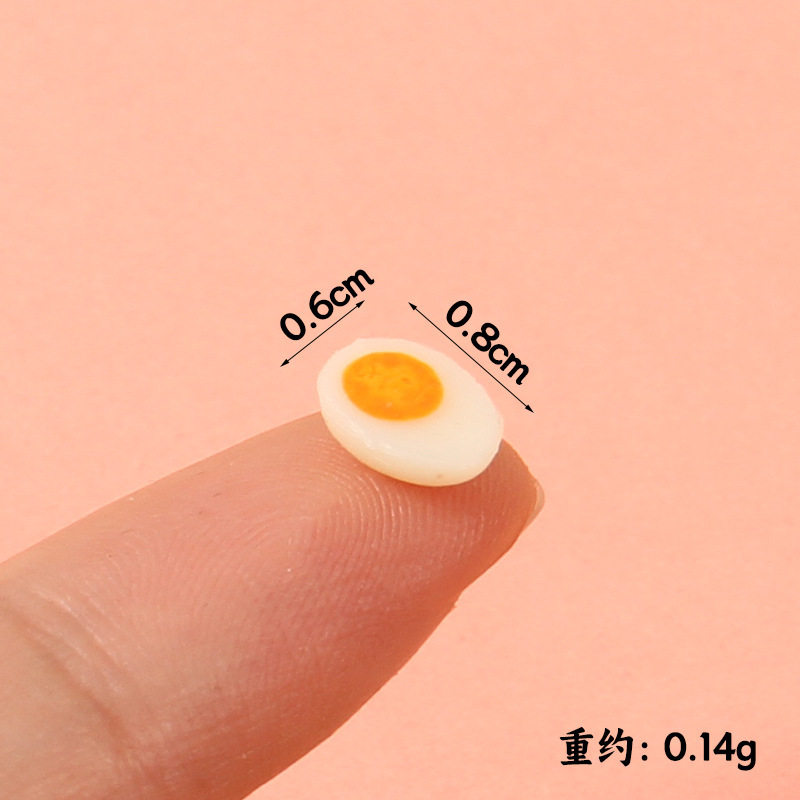 0.8cmの小さなアヒルの卵半分