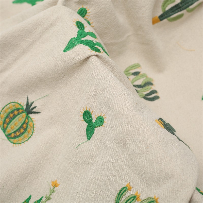 E15001-C ベージュ（ドア幅125cm、綿70％、麻30％）