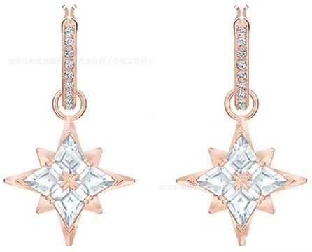 八芒星のイヤリング