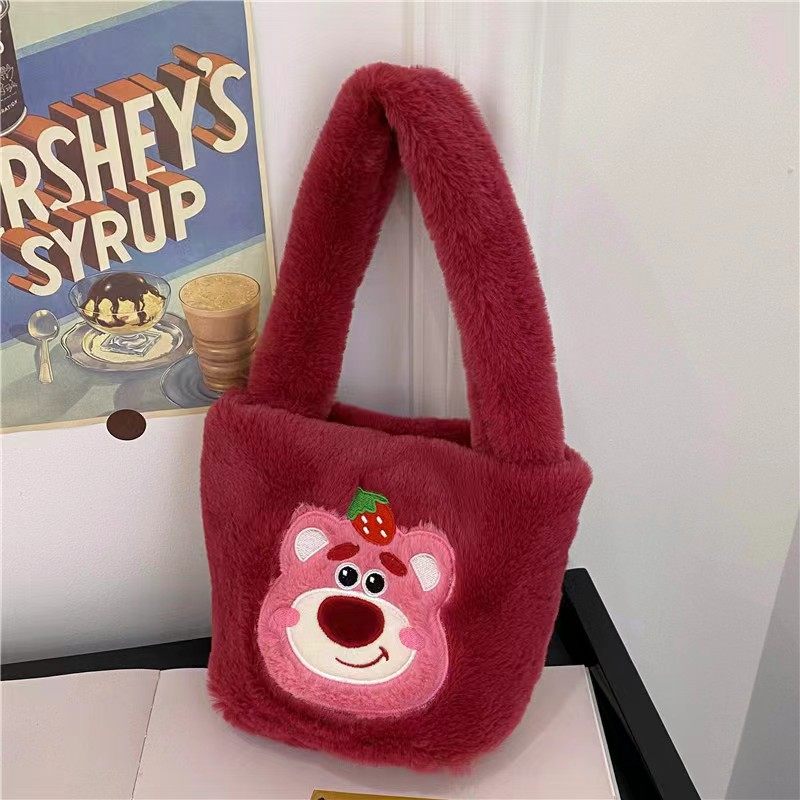 赤いハンドバッグ22cm × 33cm