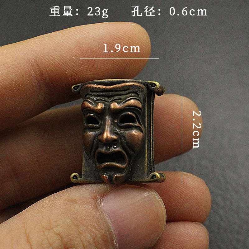 顔マスク真鍮 + 赤銅 (図)