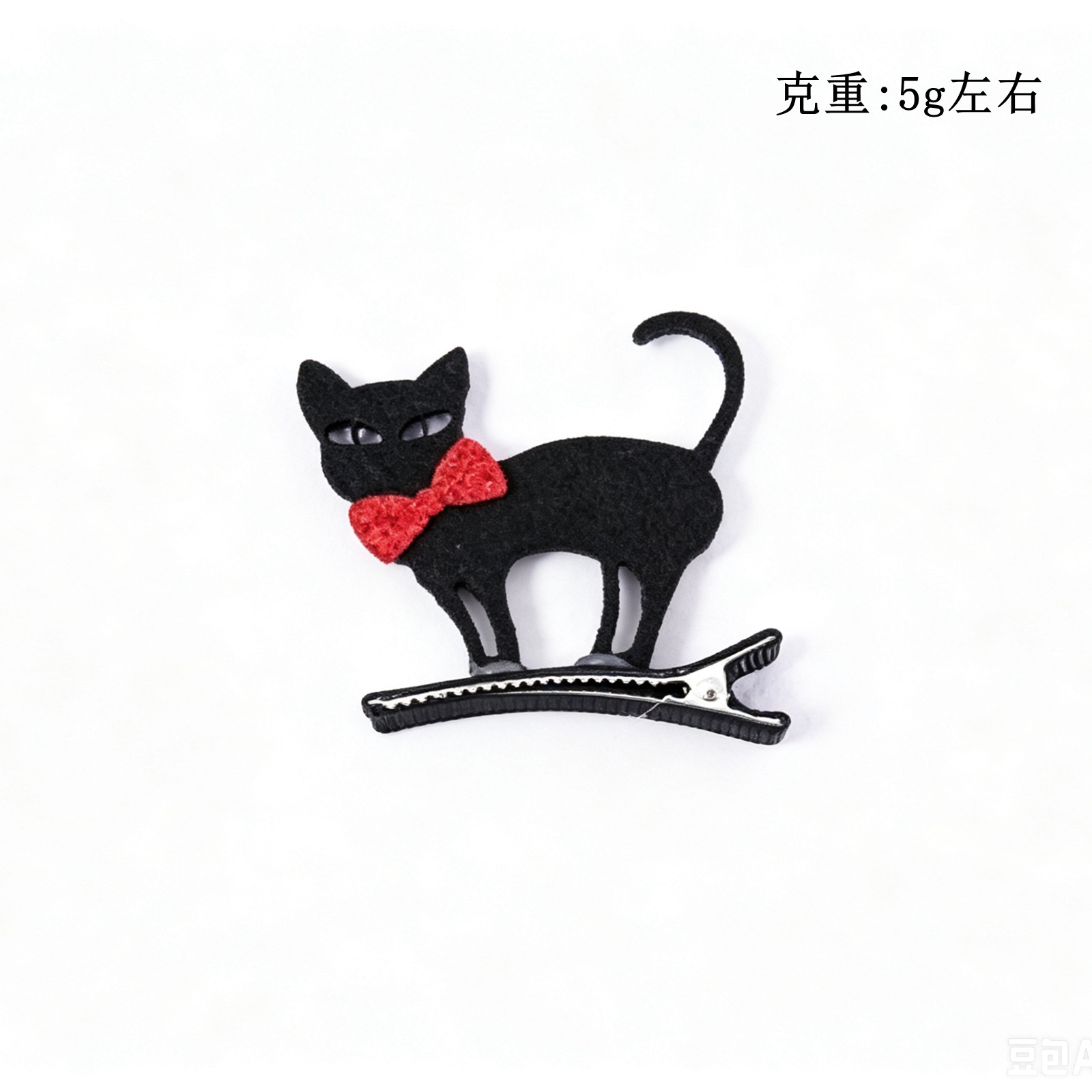 领结黑猫款发夹大小约4.8-6CM