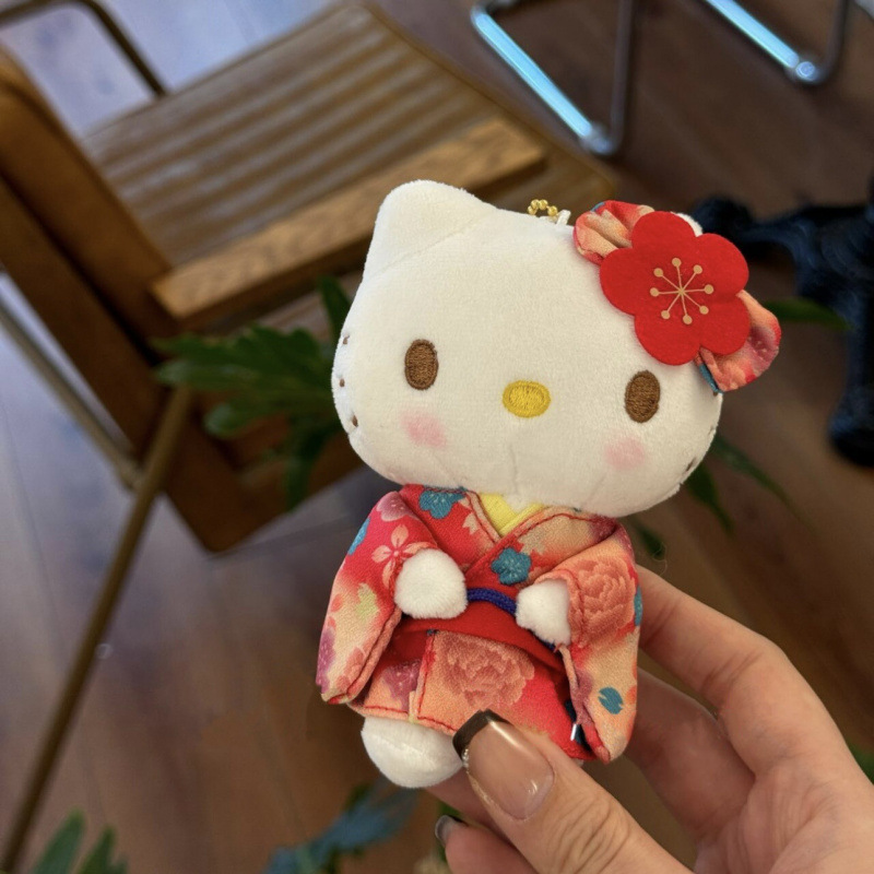 上質な赤い着物kt