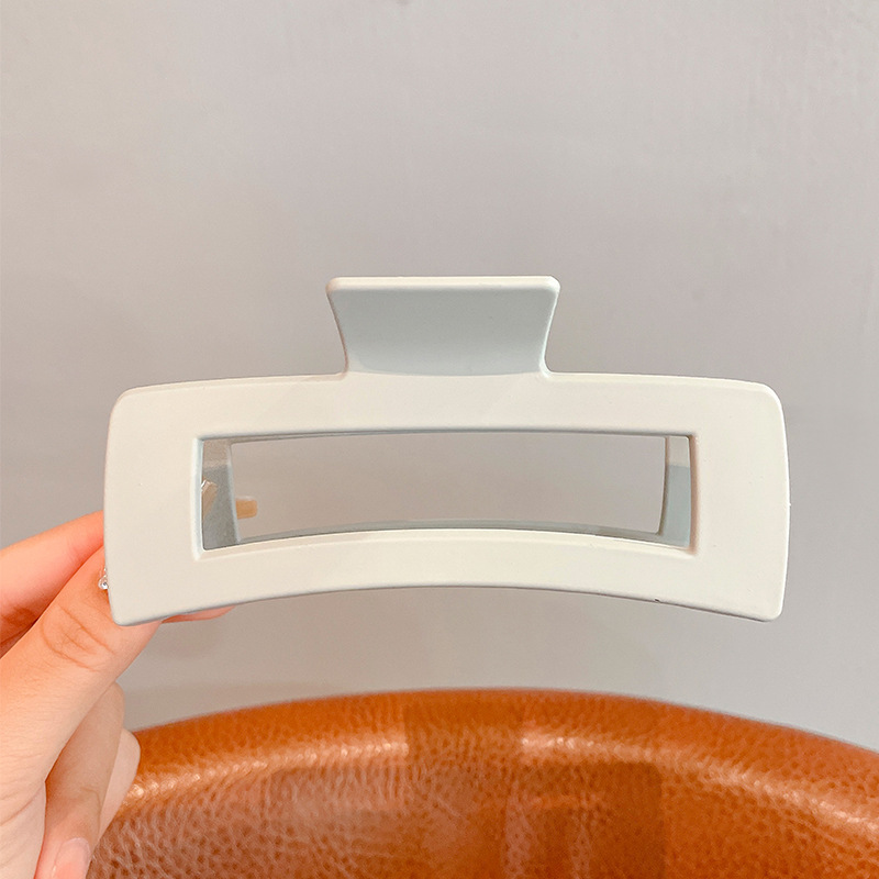 特大サイズグレー角型クリップ約13cm