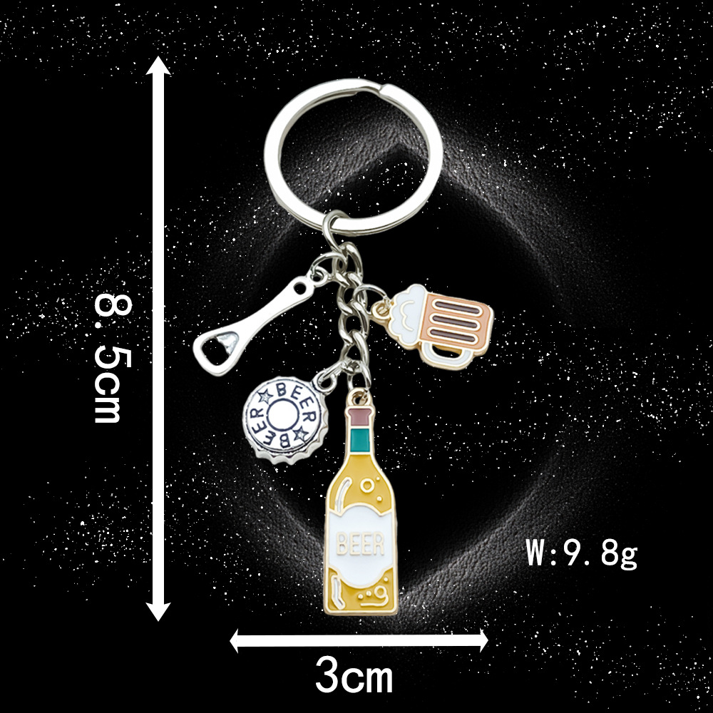ビールキャップドライバー ビールキーホルダー-LS67-9.8g