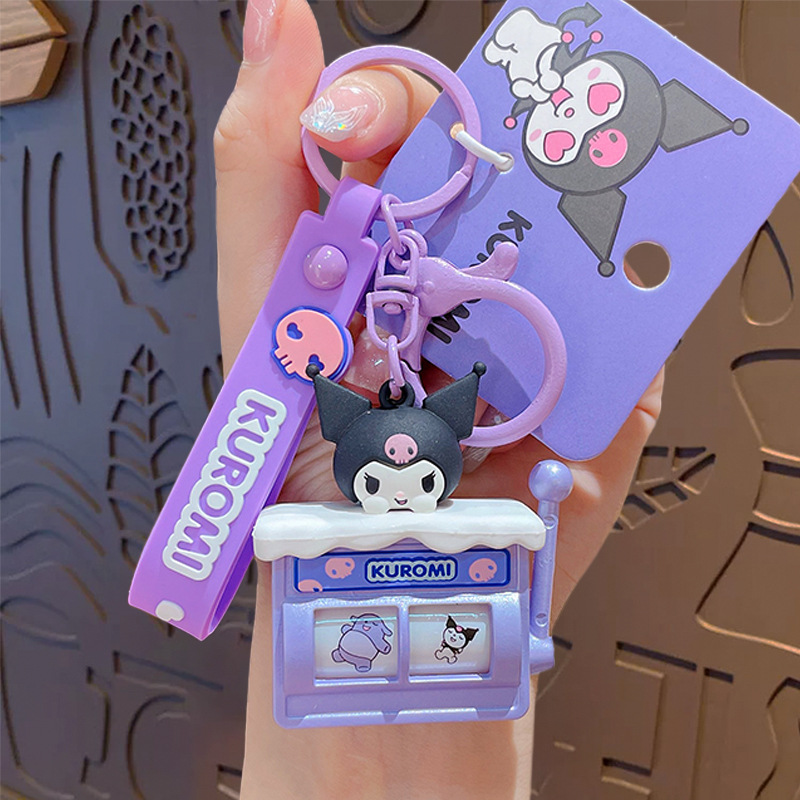 サンリオ キュートロッキングマシン ハンドストラップバックル - クロミ