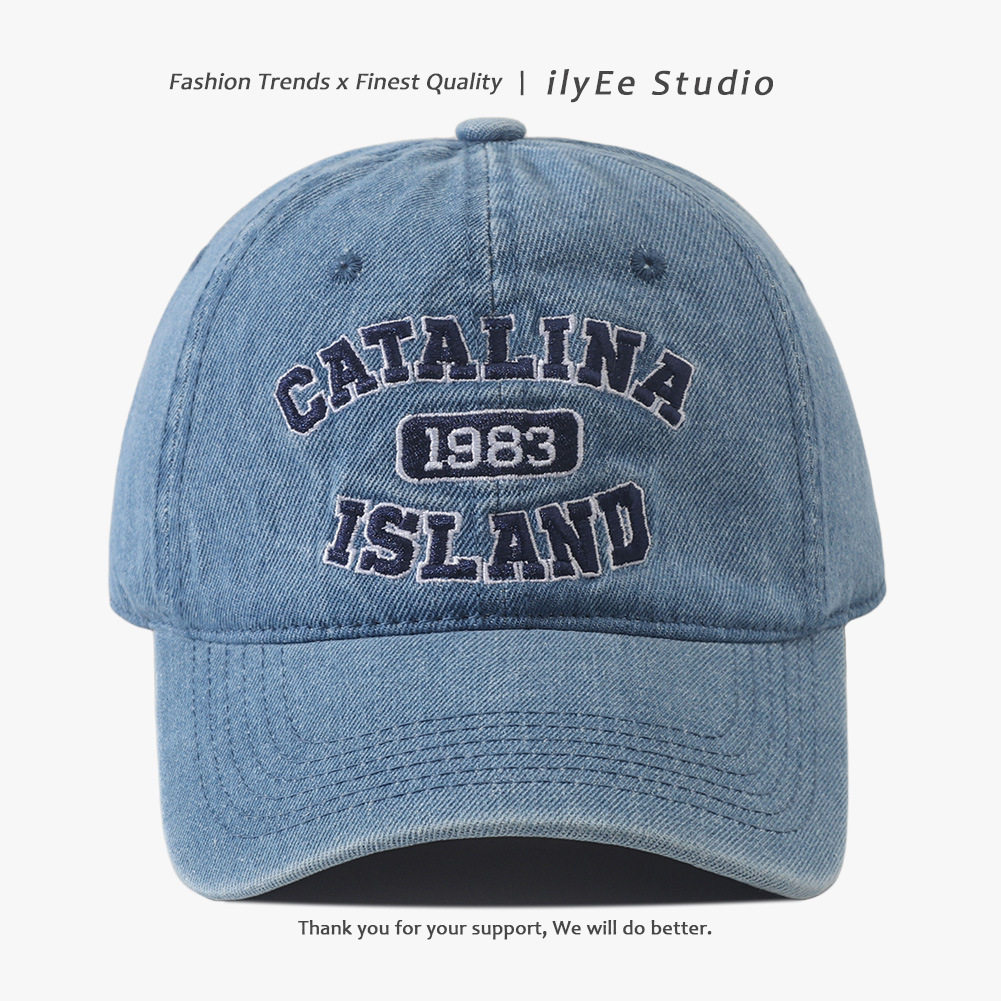 CATALINA 刺繍ベースボールキャップ ライトブルー