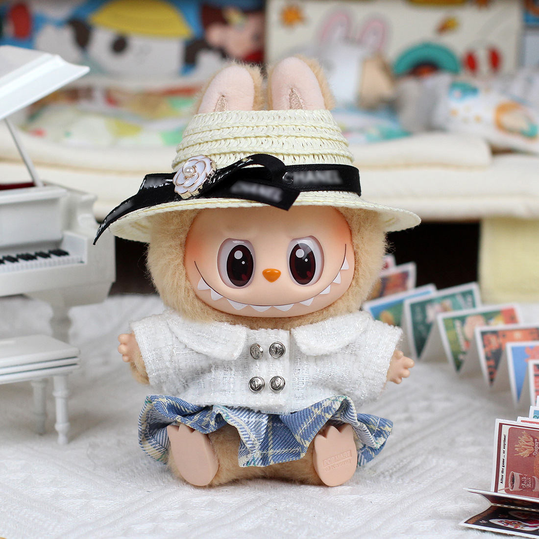 ダブルブレストのスリーピーススーツ