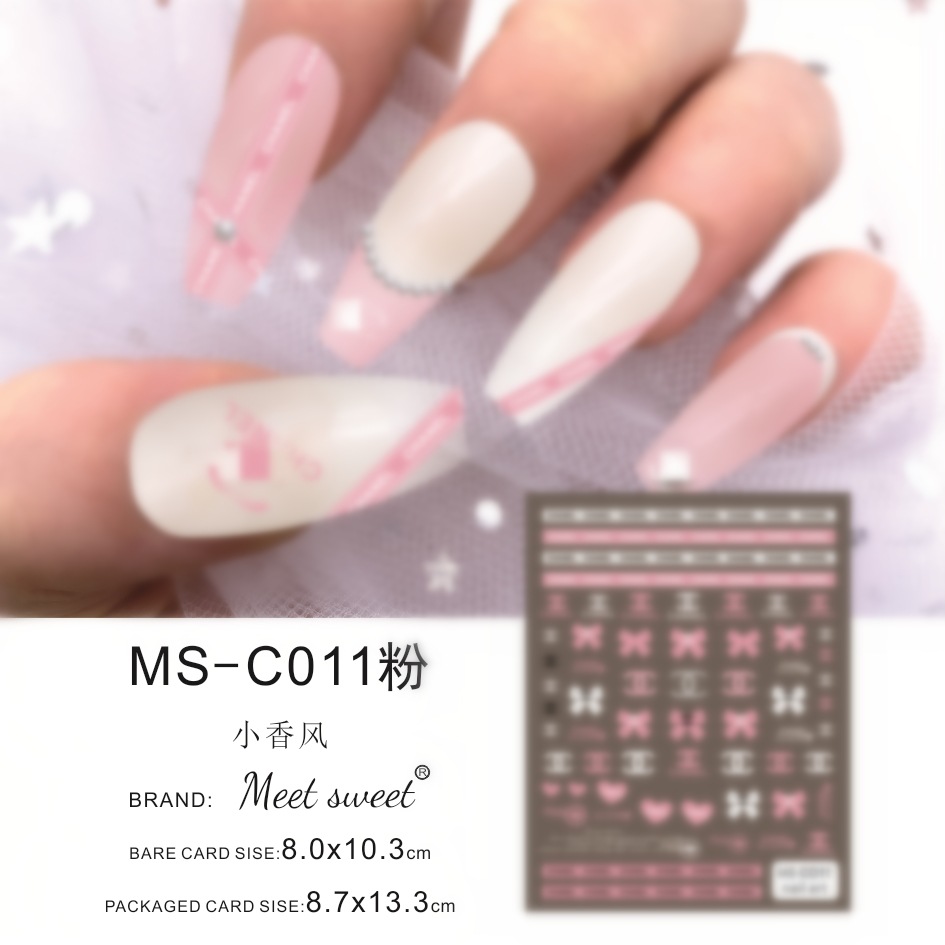 MS-C011ピンク小香蝶結び