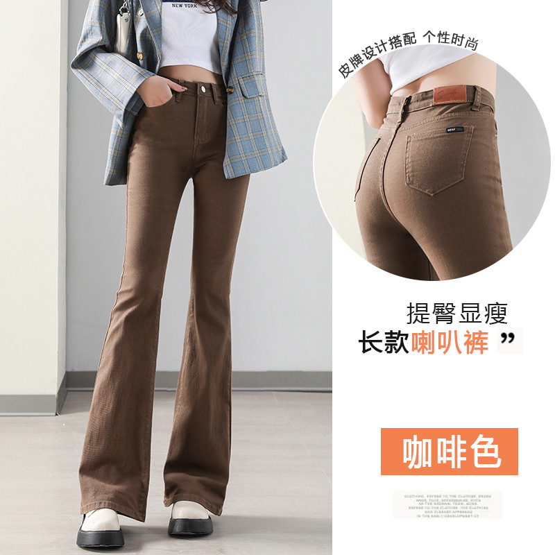 ブラウンパンツシングルスタイル
