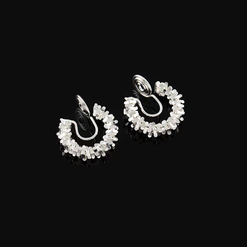 277蚊取り盤耳クリップメッキ銀