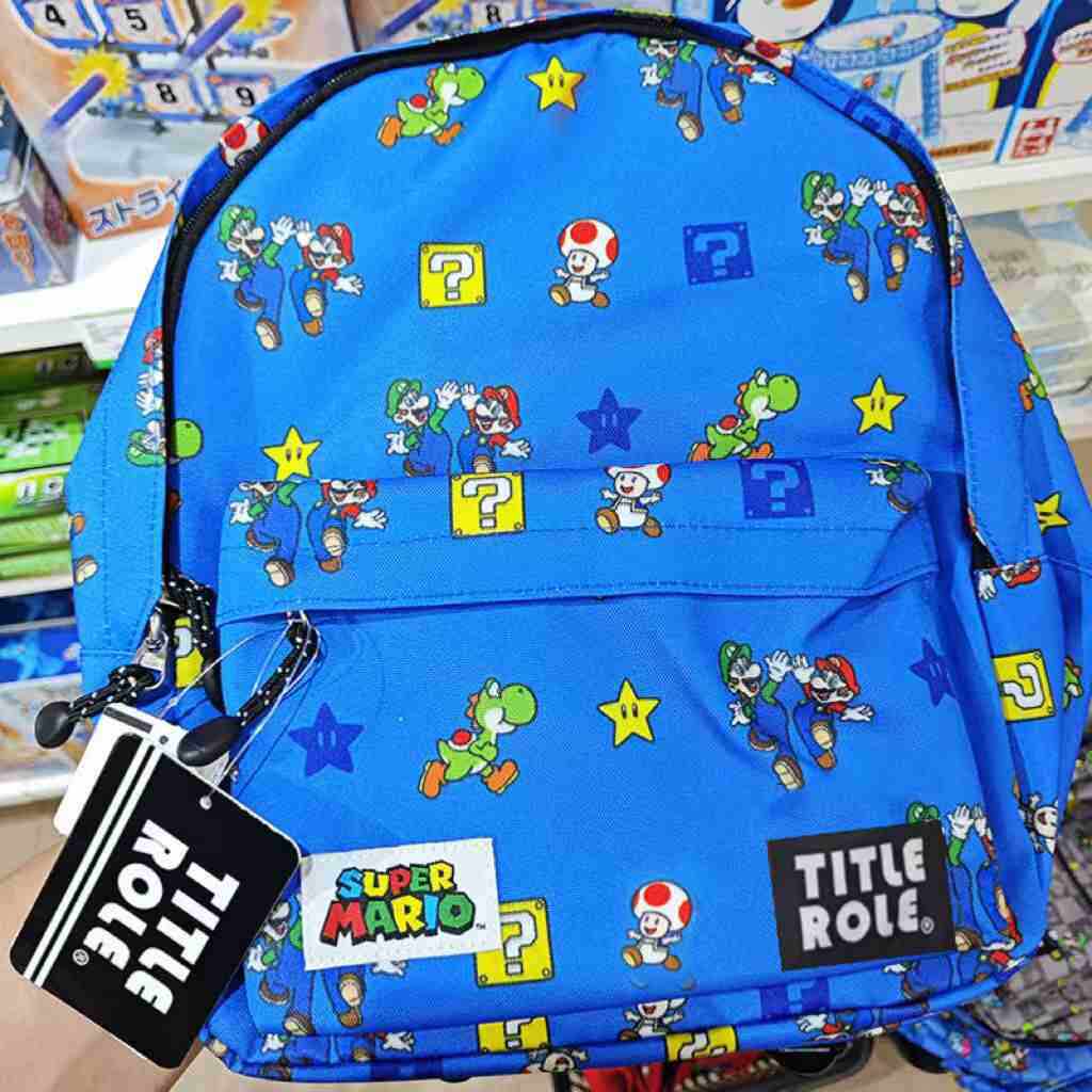 スーパーマリオリュック（ブルー）在庫あり