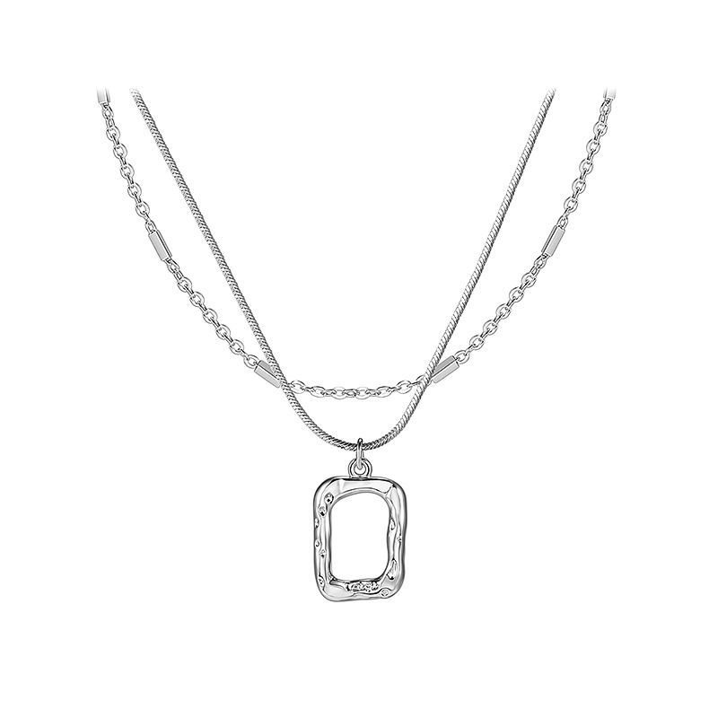 アートフレームネックレス シルバー