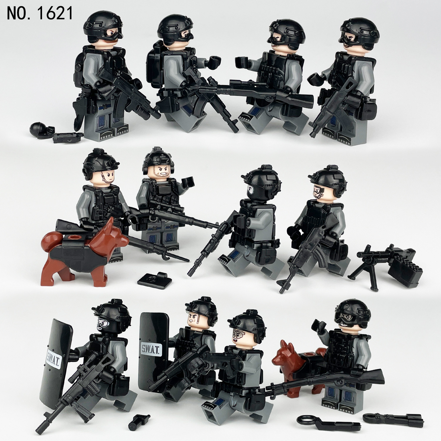 1621-12 ボブキャット SWAT ミニフィギュア