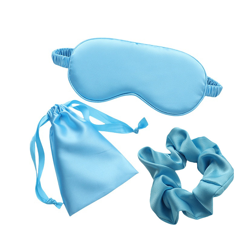 【3点セット】レイクブルー＋収納袋＋ヘアゴム