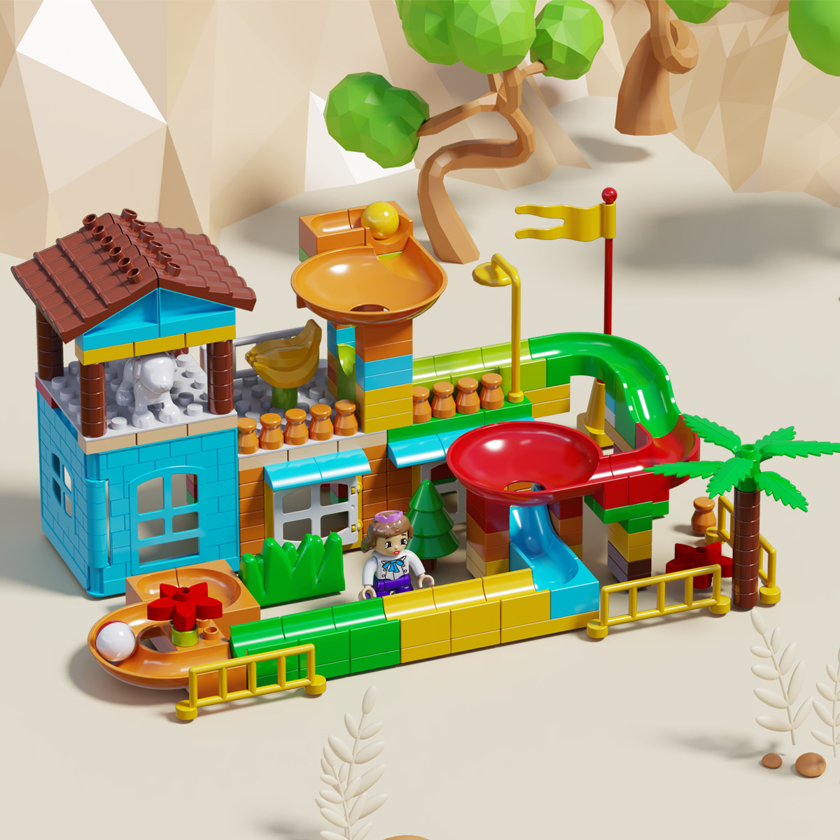 232大粒シーンシュート積み木