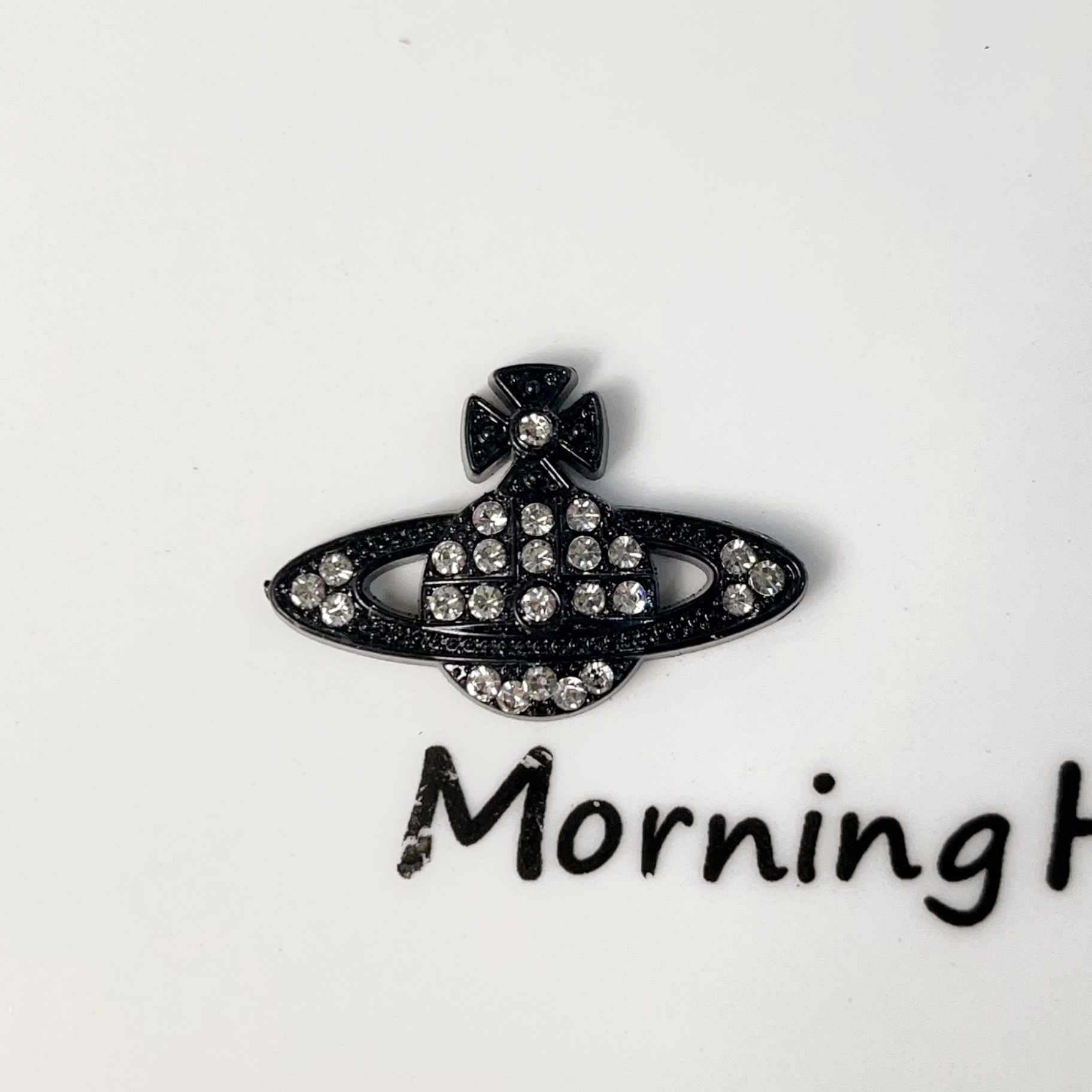 スモールサターン ブラック 28×18mm