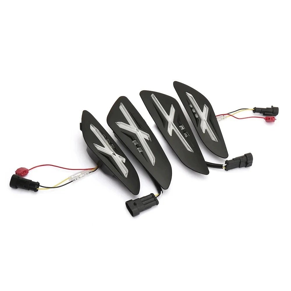 スプリングスプリント前後ウインカー4点セット Xスタイル マットブラック