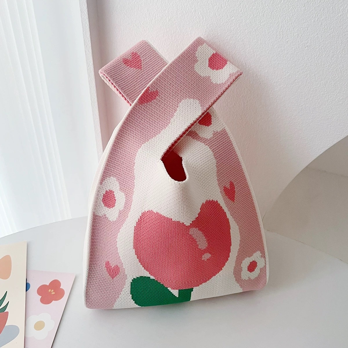 【ベストバッグ】ピンクチューリップ