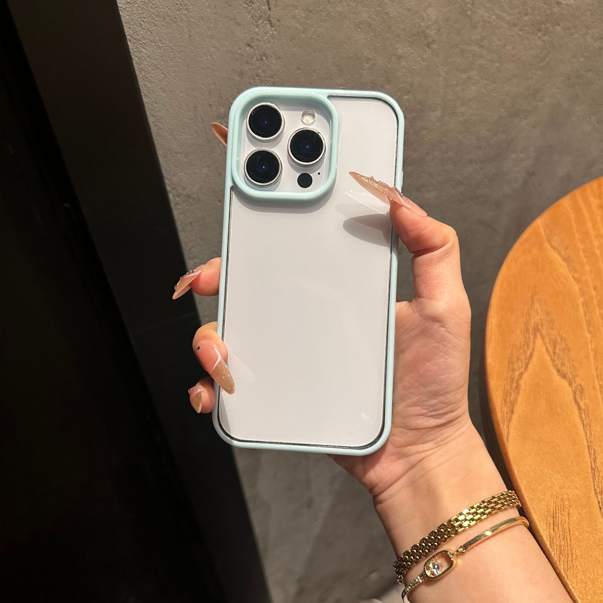 スカイブルー - 溝付きアクリル