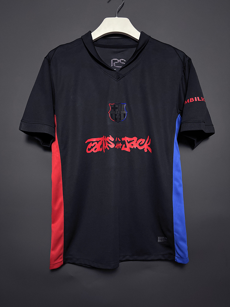 24-25 バルセロナ アウェイ スペシャル エディション レッド広告