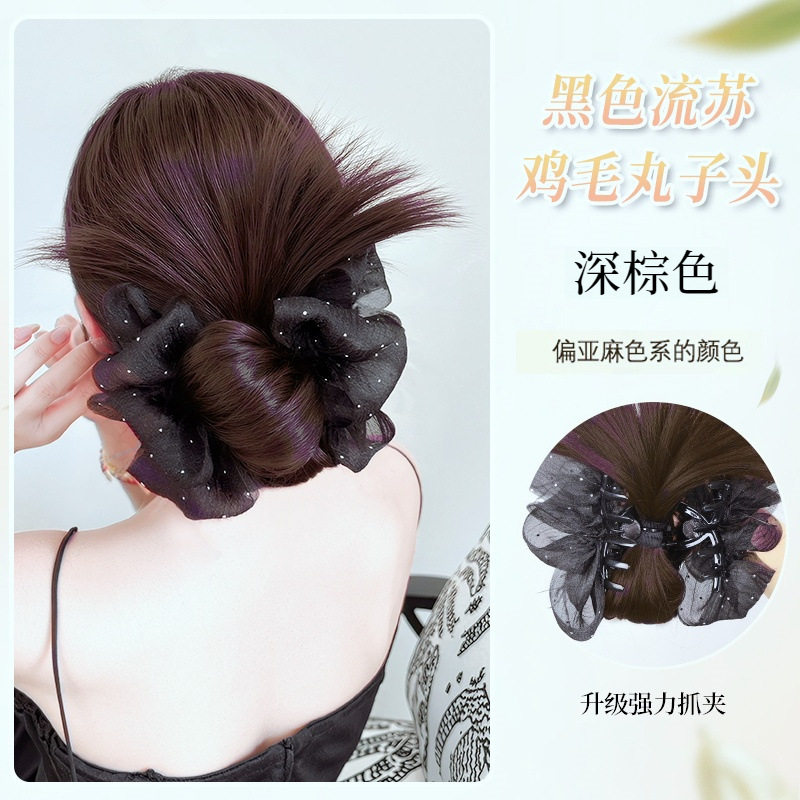 ブロークンダイヤモンド水玉【ダークブラウン】