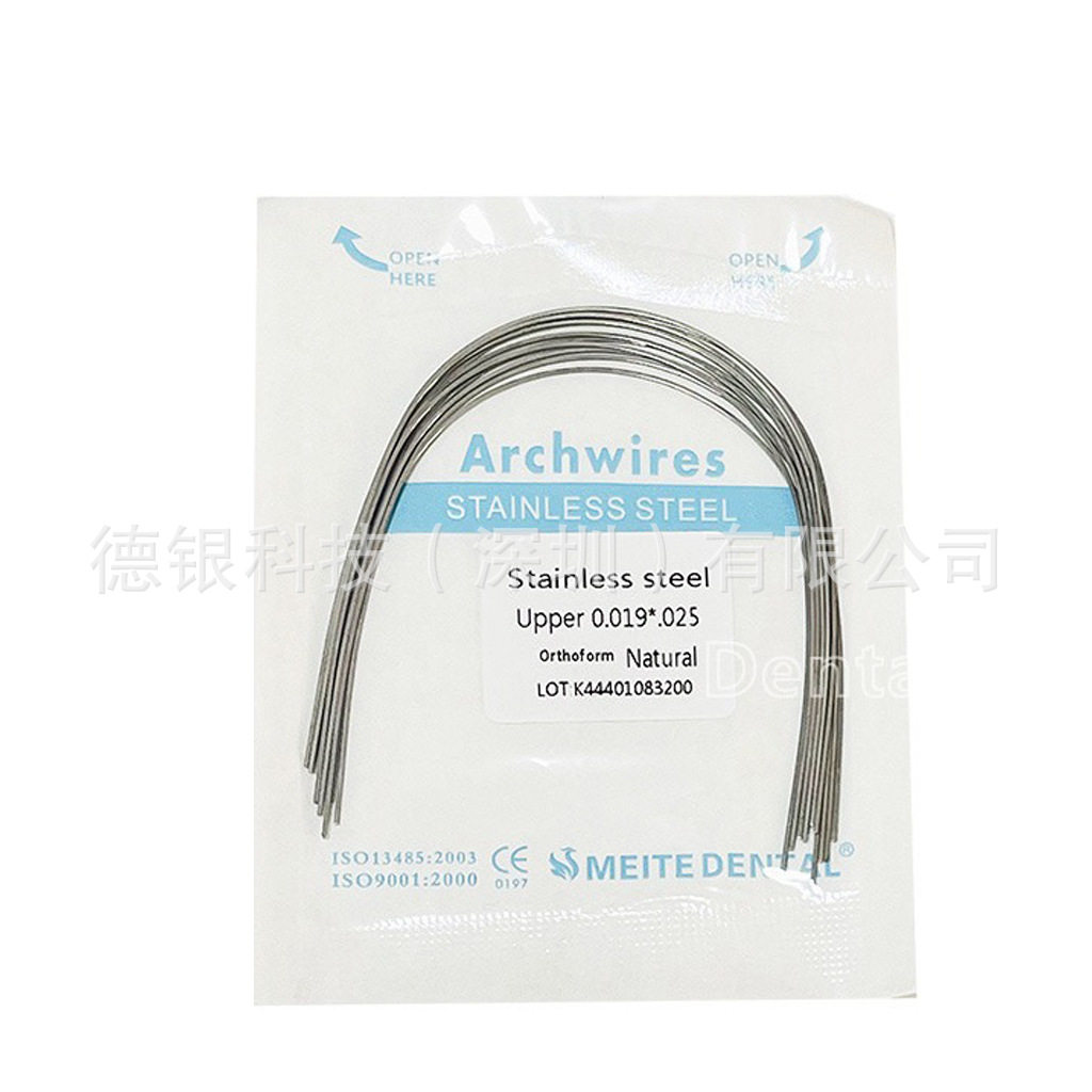 スクエアシルク 019*025 上顎【ナチュラルナチュラル】