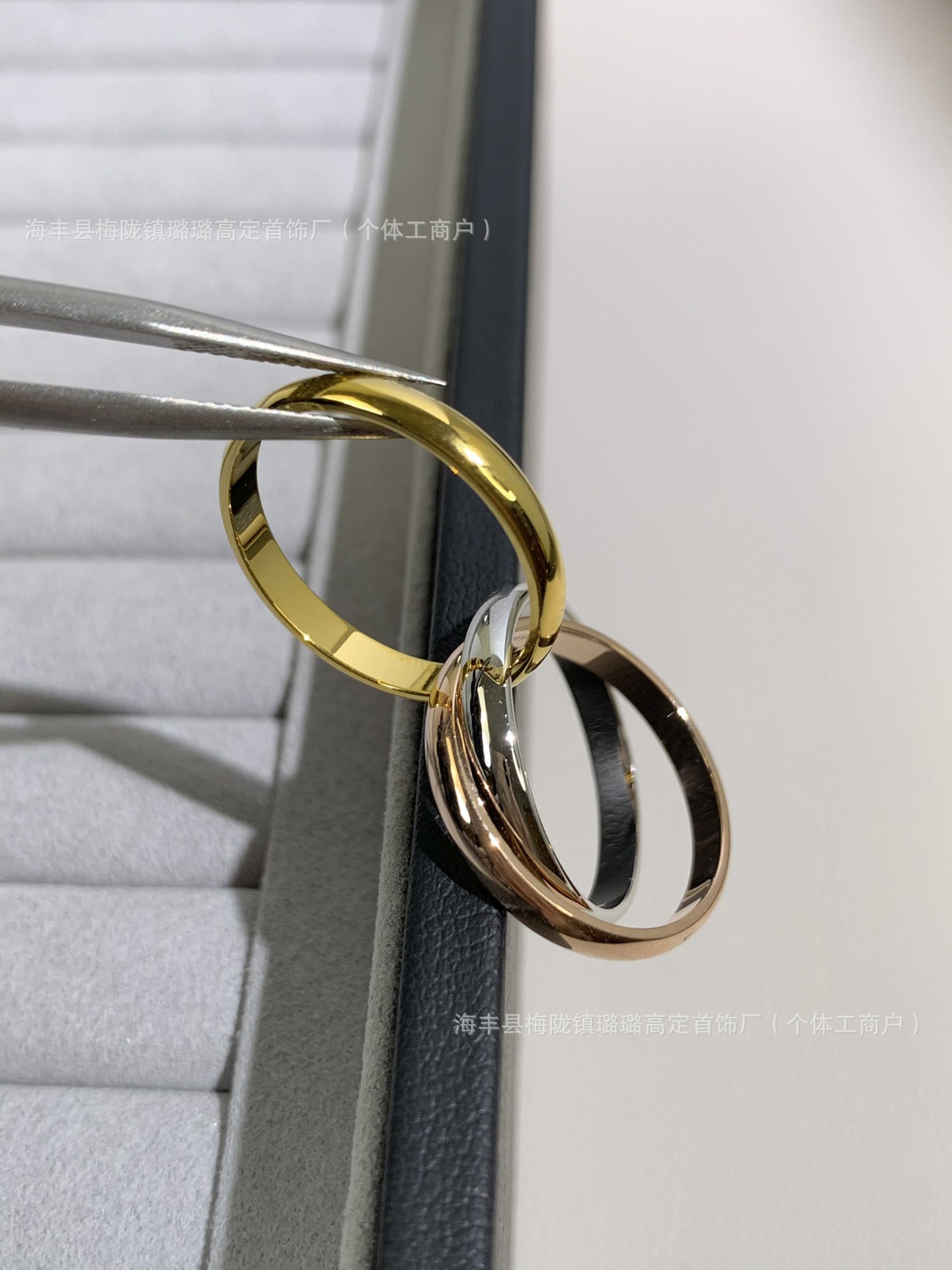 スリーリング3色全面光沢