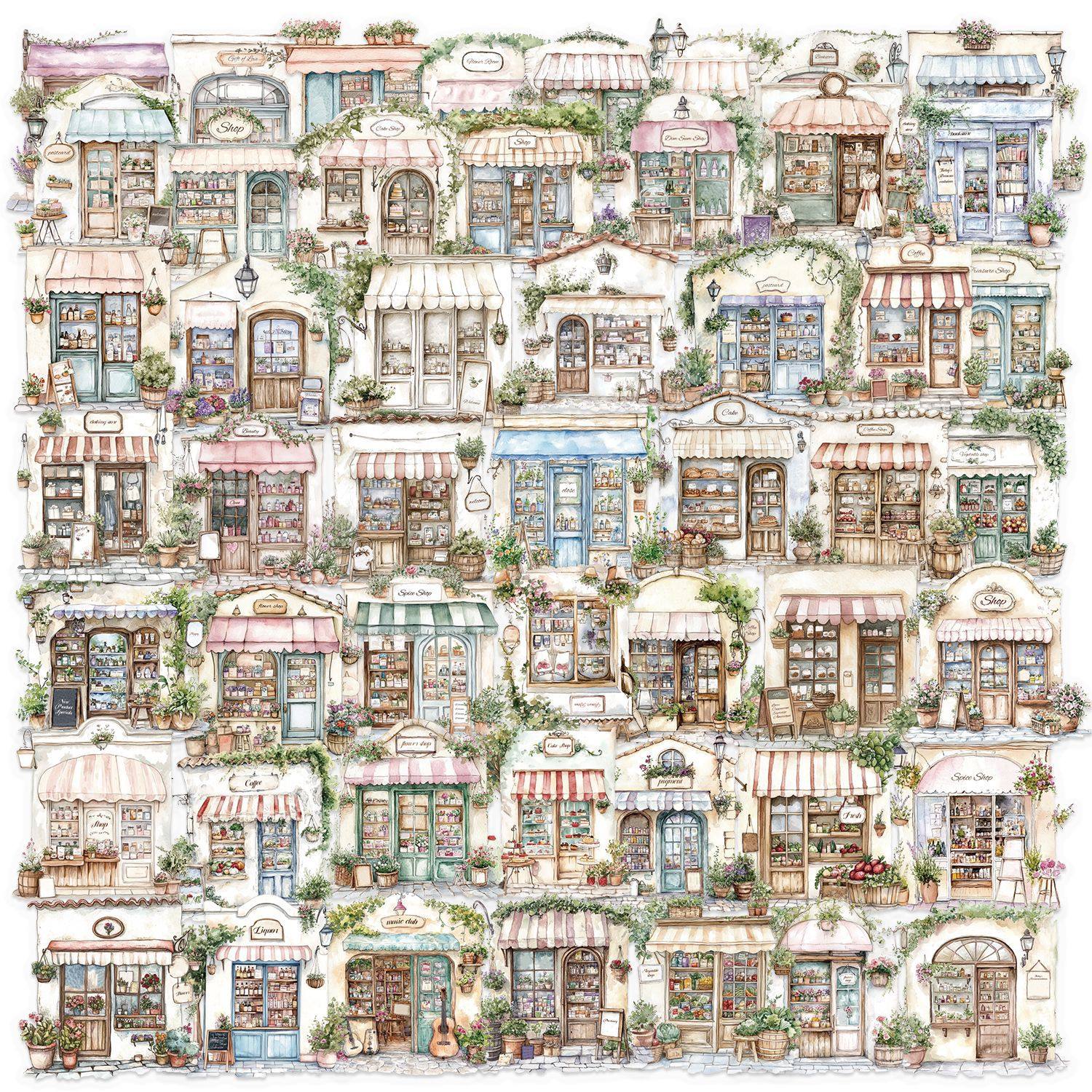 水彩店舗 50枚 SLP056