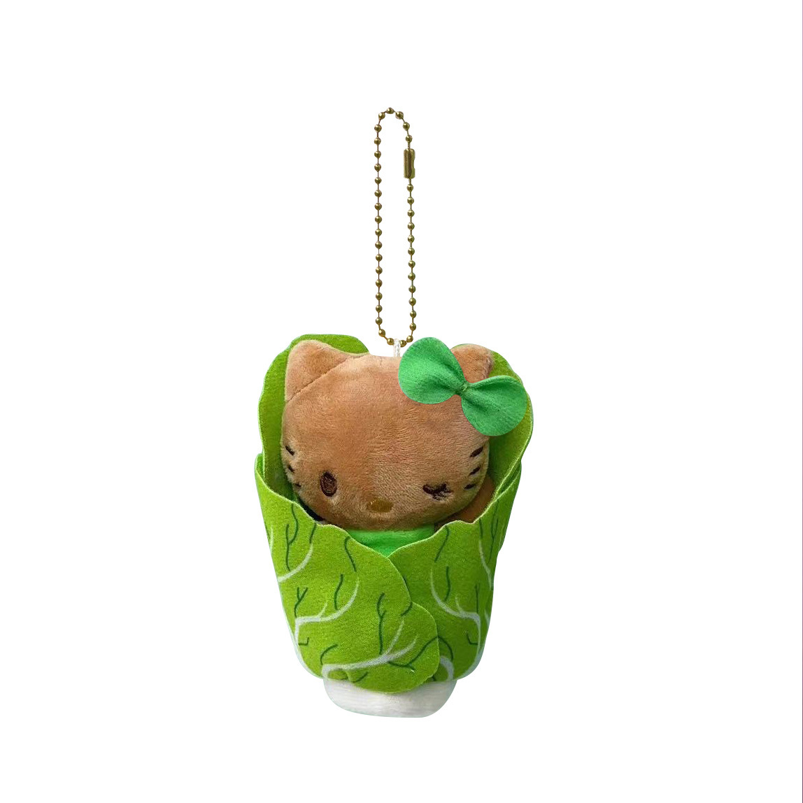 緑の弓茶色の猫
