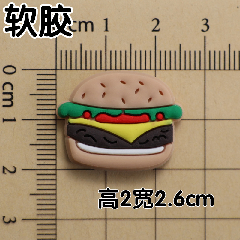 ソフトのり:ハンバーガー 2x2.6cm