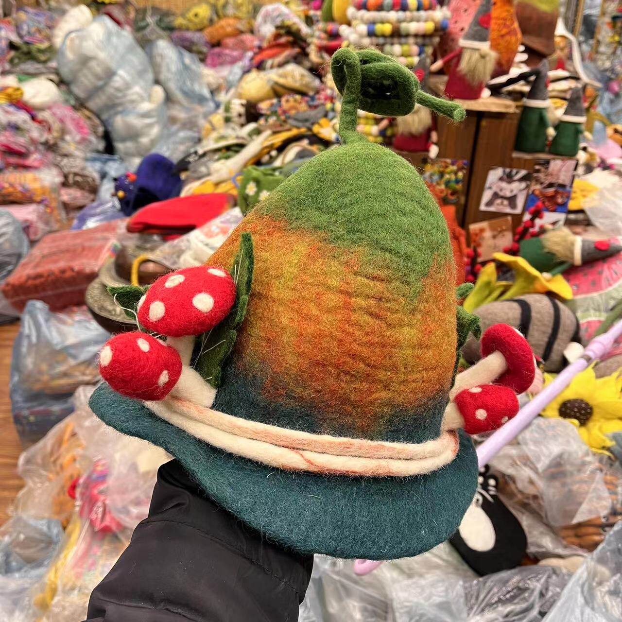 きのこの魔法の帽子