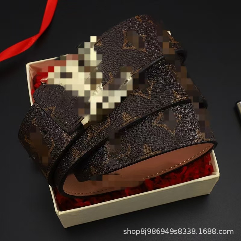 コーヒーフラワーゴールドバックル