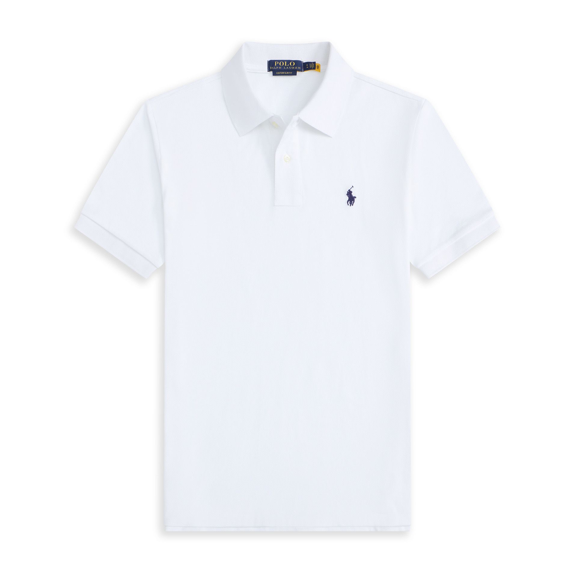 POLO 半袖【白黒ラベル】