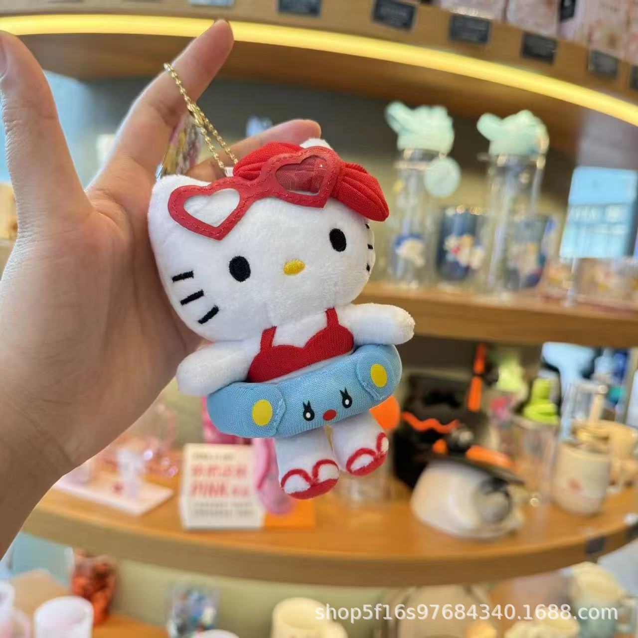 赤いビキニ水泳リングペンダント