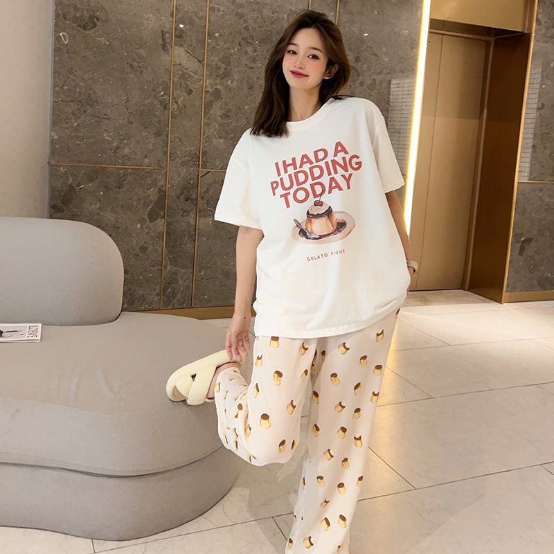 アンモニア綿プリン半袖ズボン