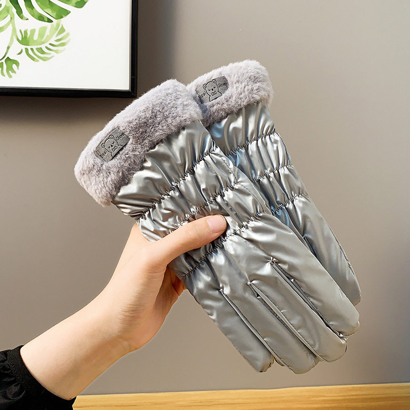 【三本リブ】-グレー