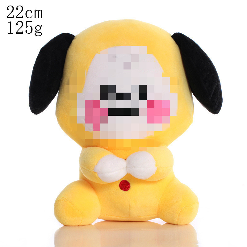 22cmの黄色い犬