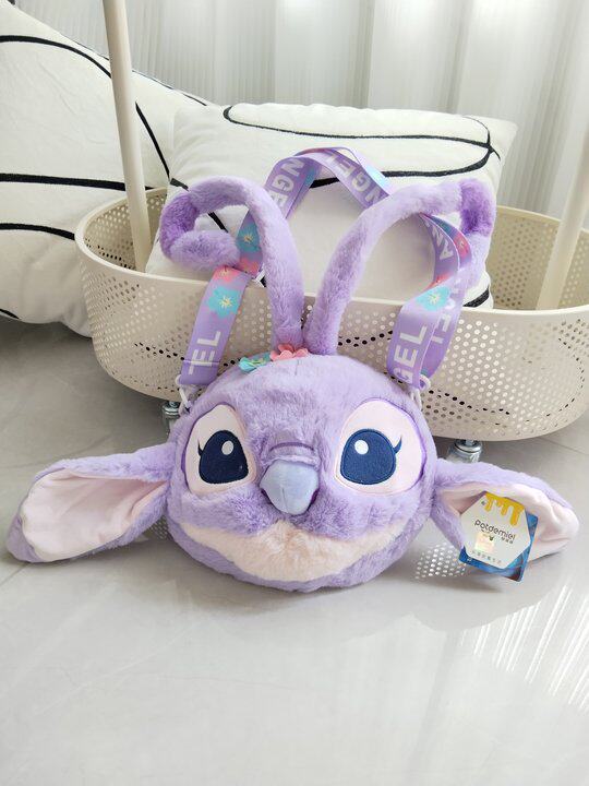 エンジェル ラベンダー ソフト キュート クロスボディ バッグ