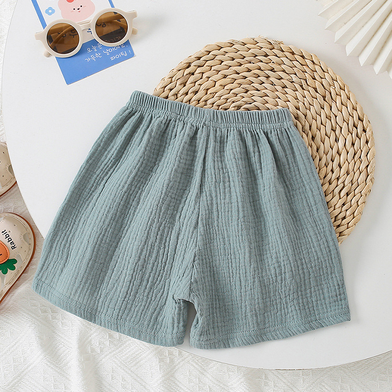 鑫-純綿半ズボン) 豆緑