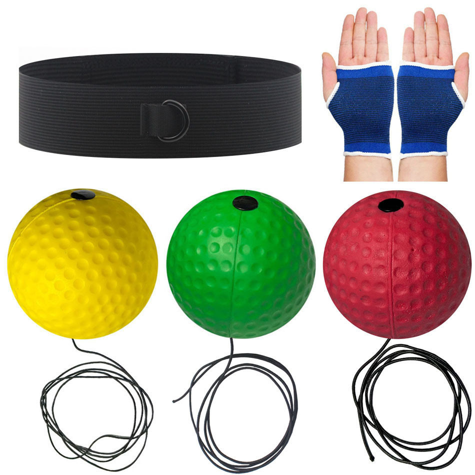 20g イエローソフトボール + 40g グリーンソフトボール + ハードボール + 弾性ヘッドバンド + パームガード