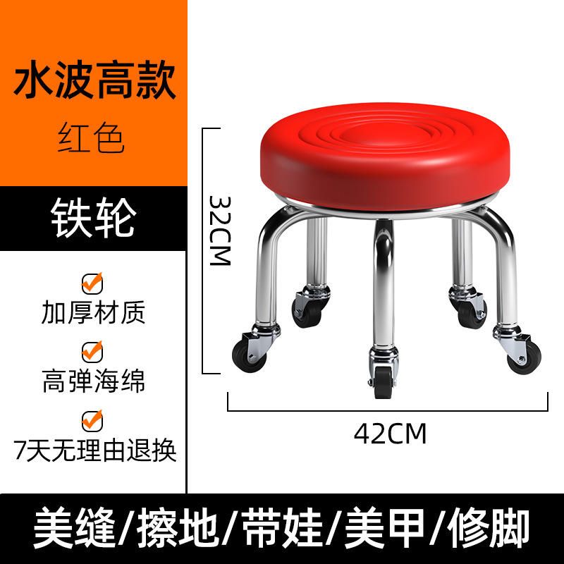 高い赤い水波 ― 鉄輪金