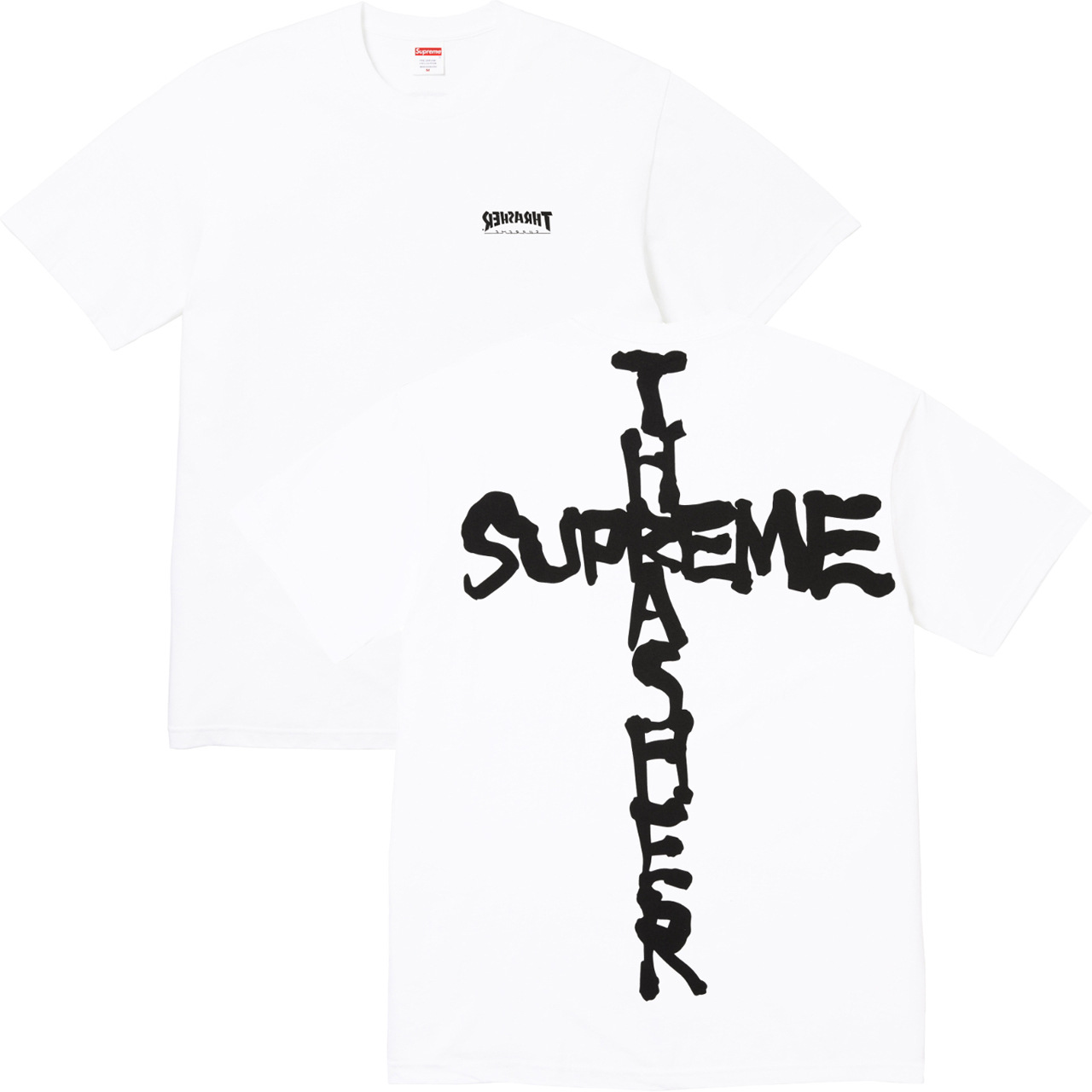 M025 ホワイト [ヘビーハイバージョン] THRASHER