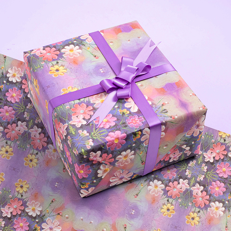 すみれに花が咲く50*70cm (同じリボンは個別に購入する必要があります)