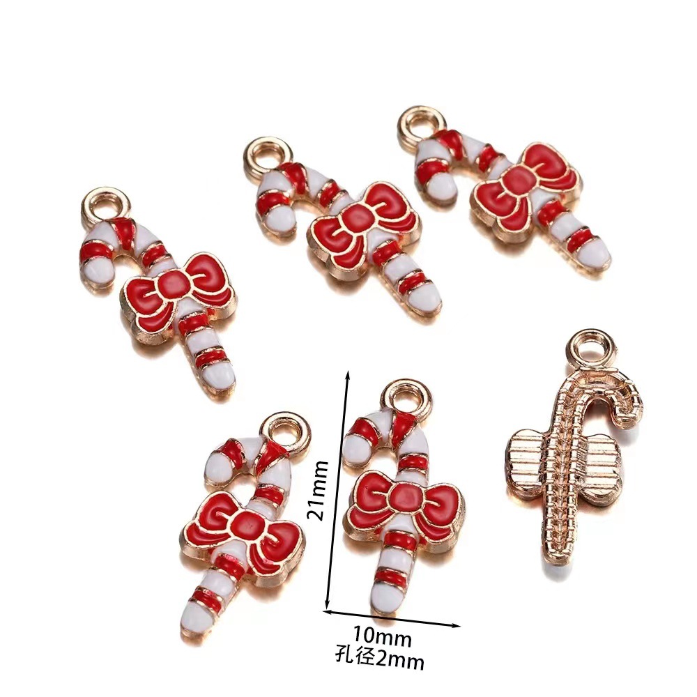 赤と白の湾曲した松葉杖