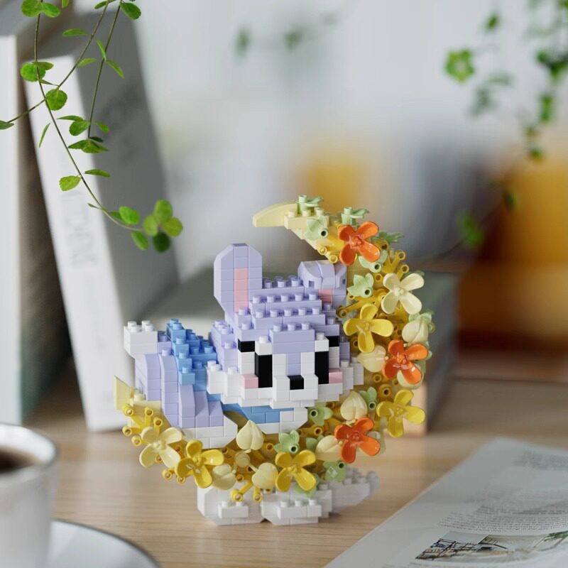 花の前と月下-ラベンダーラビット 443個