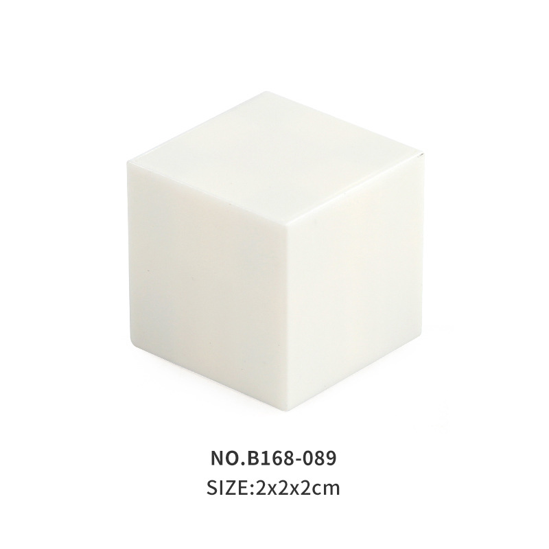 B168-089 マグネットブロック ホワイト胚バルク 2cm4.7g