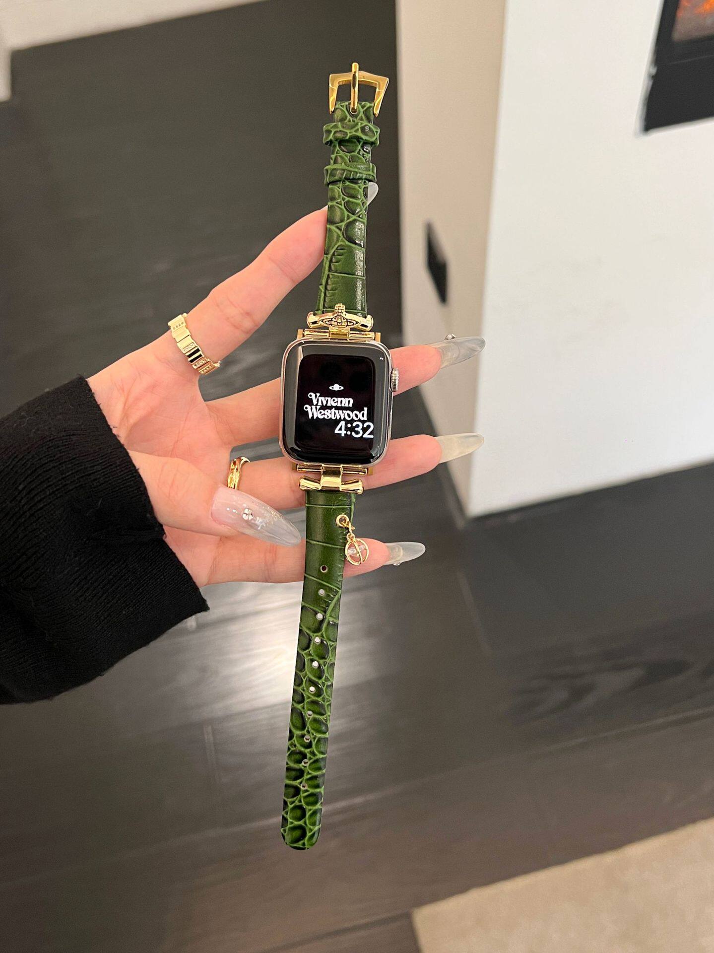 7.グリーン-ゴールドバックル