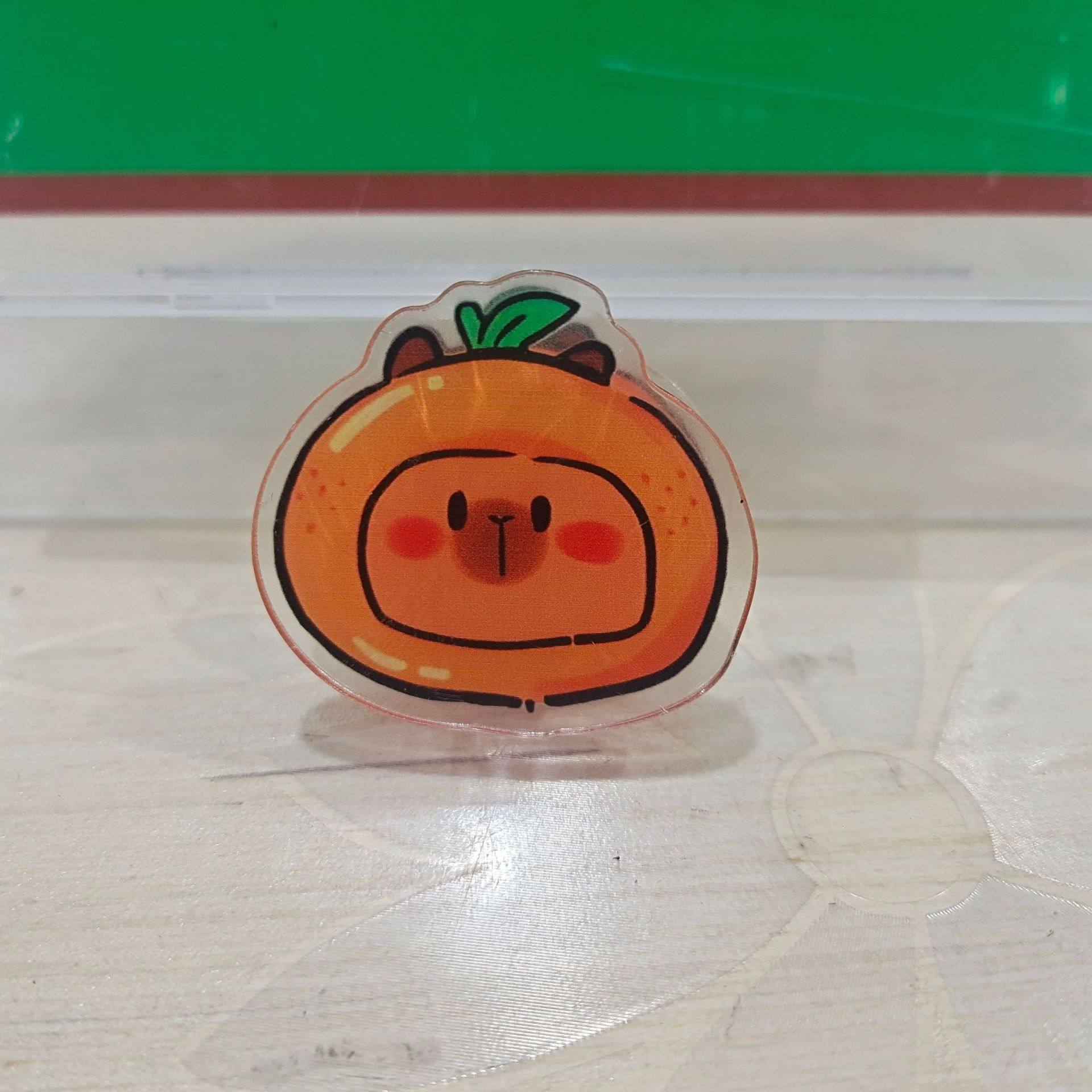 【オレンジカピバラ】クリップ